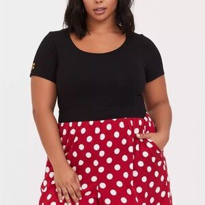 Torrid Disney romper Polka Dot 3x